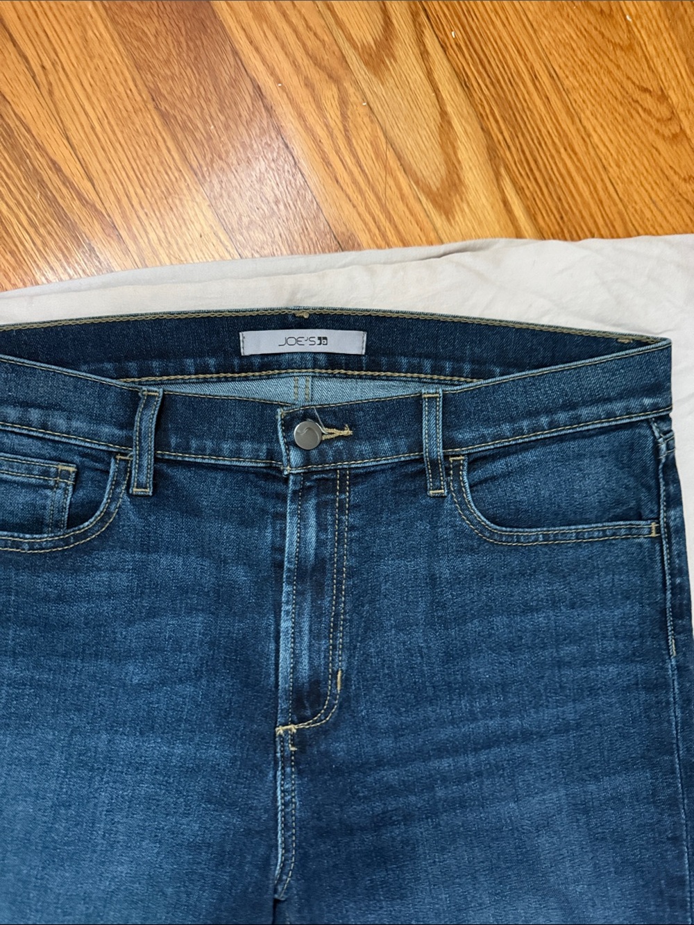 Joe's Jeans High-Rise Slim Dark Blue Denim
